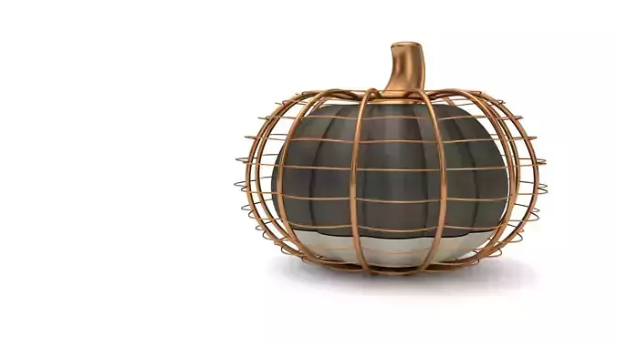 Decorative Pumpkin Container