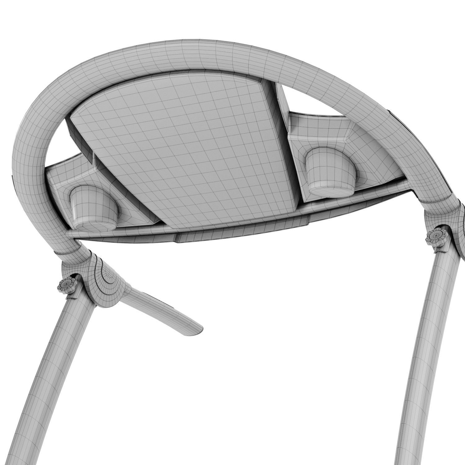 Treadmill EUROFIT Pacifica fitness 3D model_19