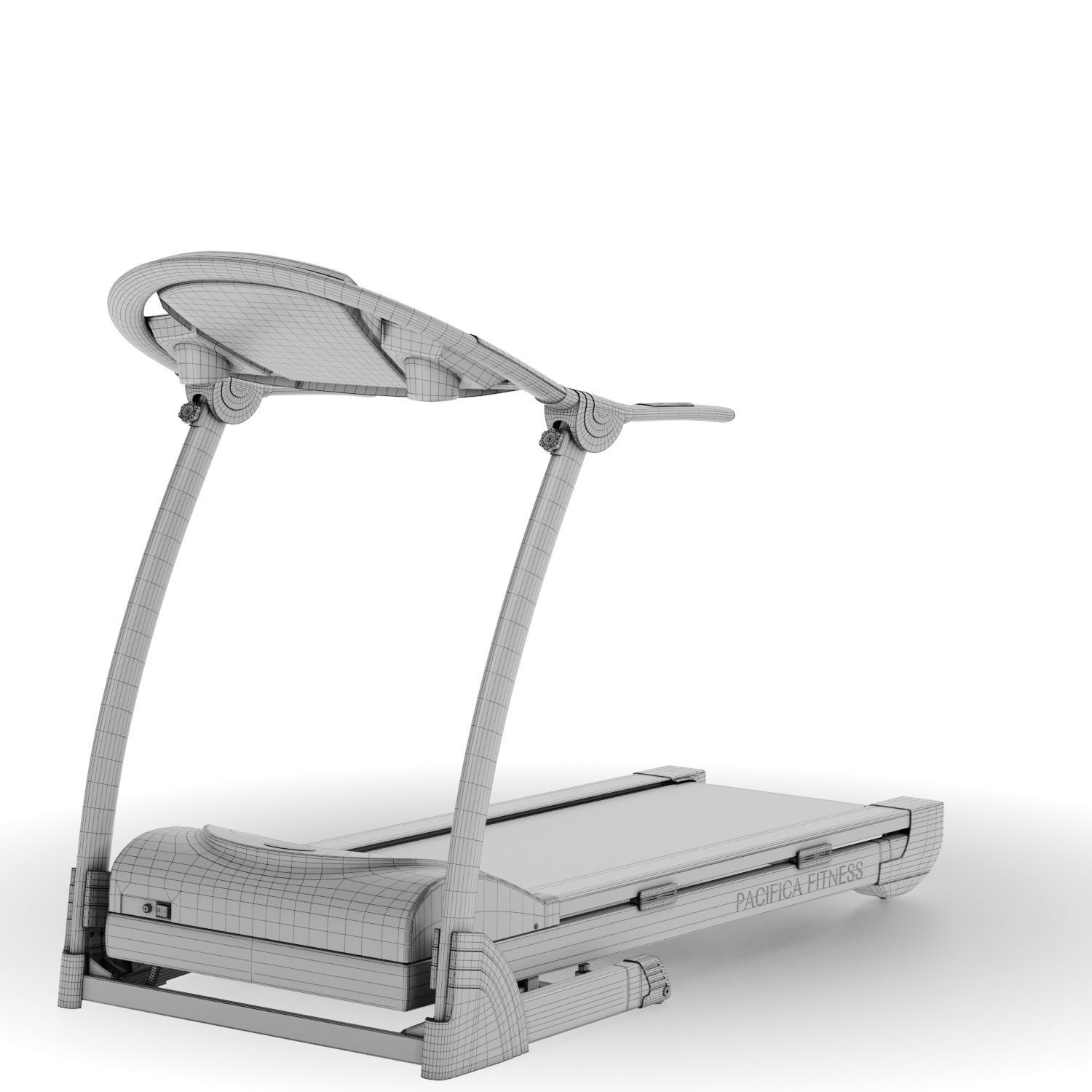 Treadmill EUROFIT Pacifica fitness 3D model | CGTrader