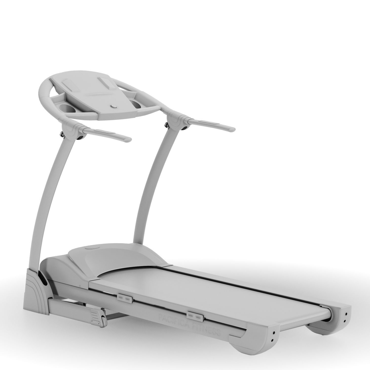 Treadmill EUROFIT Pacifica fitness 3D model_12