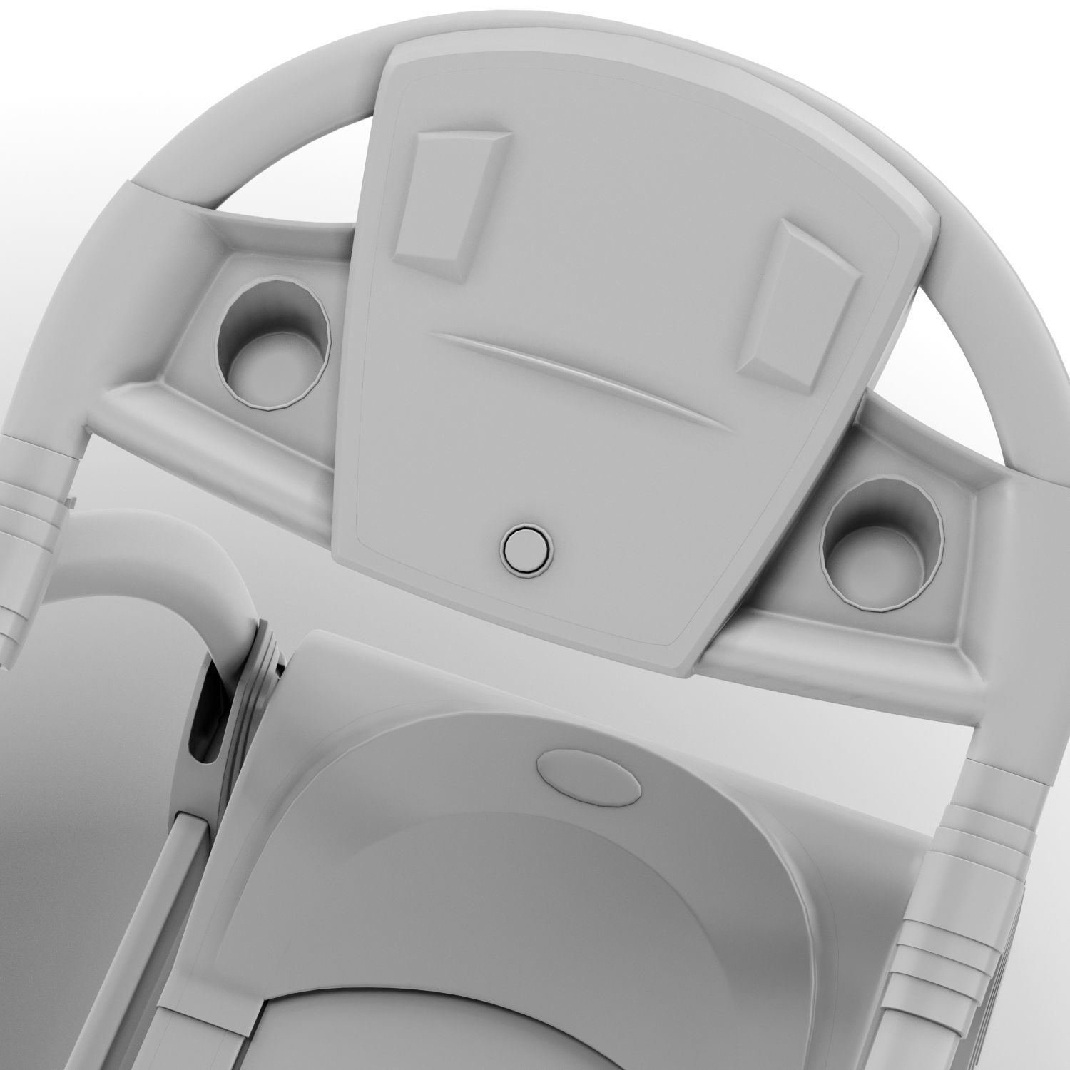 Treadmill EUROFIT Pacifica fitness 3D model_10