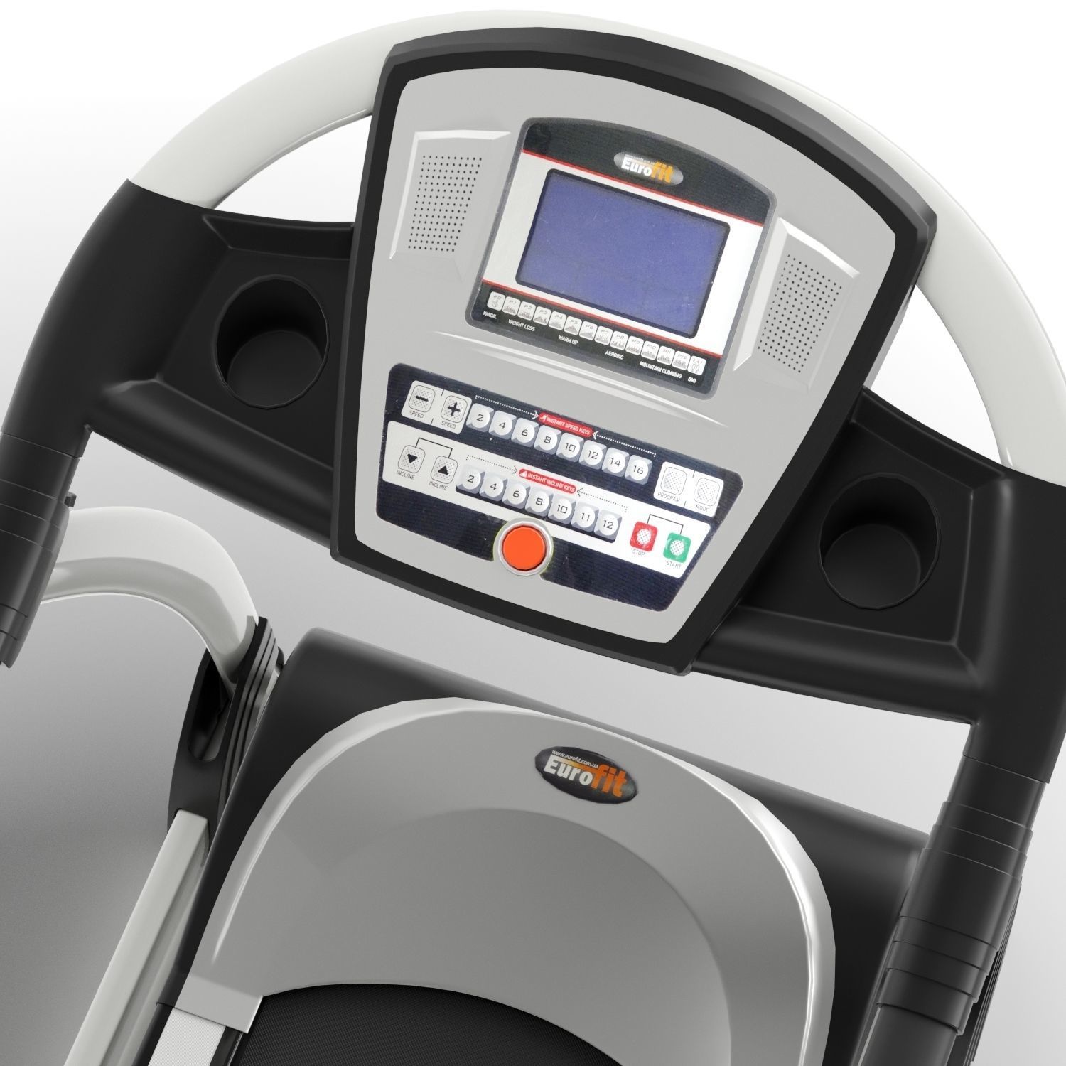 Treadmill EUROFIT Pacifica fitness 3D model | CGTrader