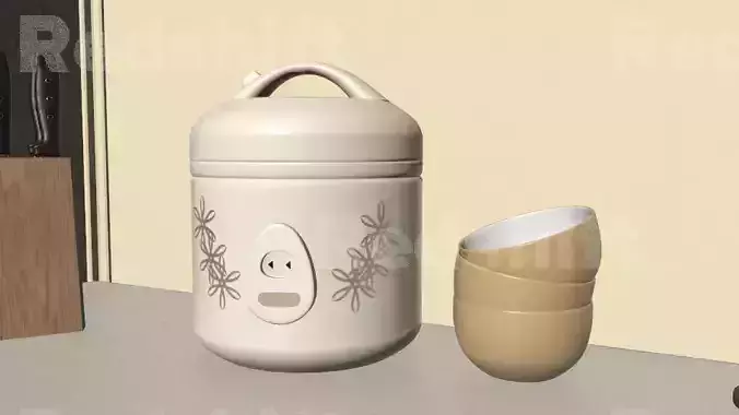 RiceCooker rice cooker and utensils
