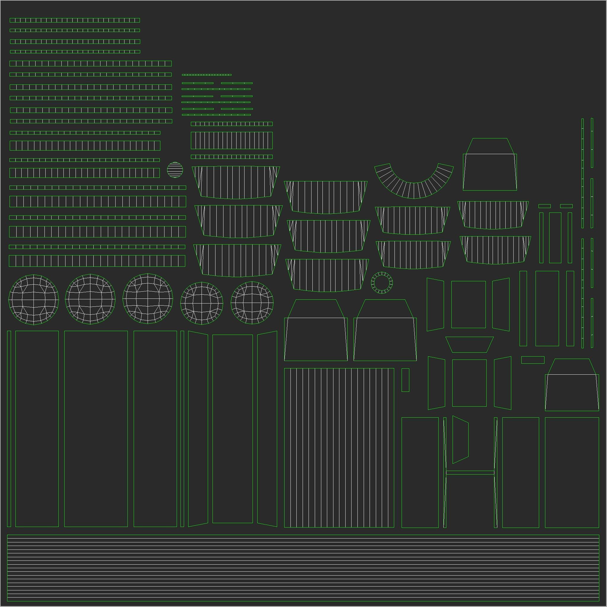 Traffic Light Stylized Low-poly 3D model_8