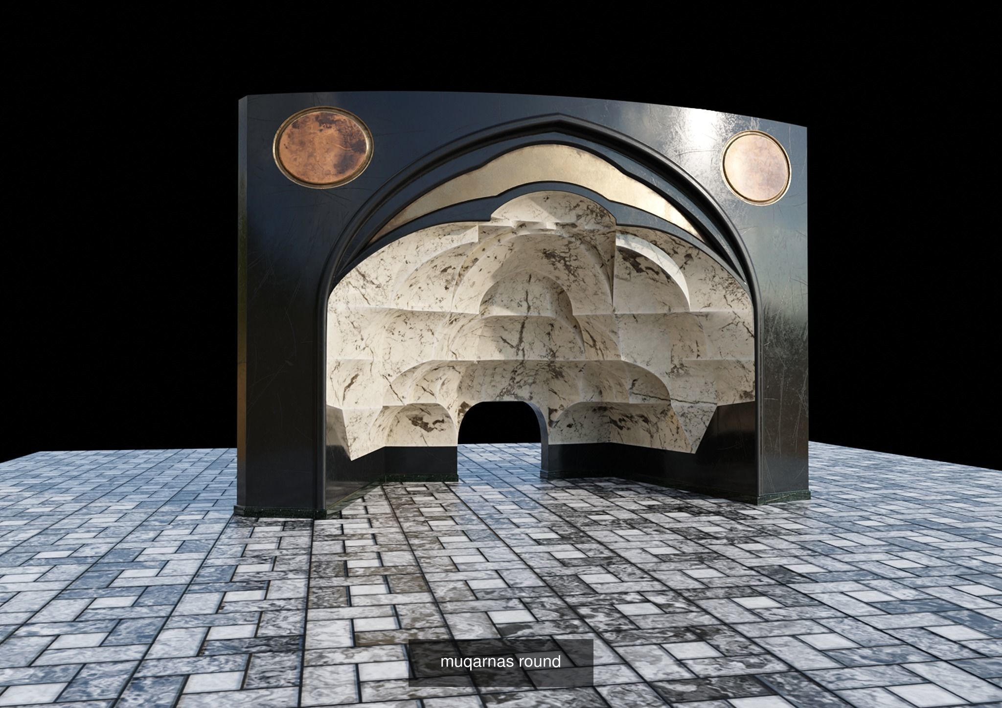 muqarnas models 3D Model Collection_4