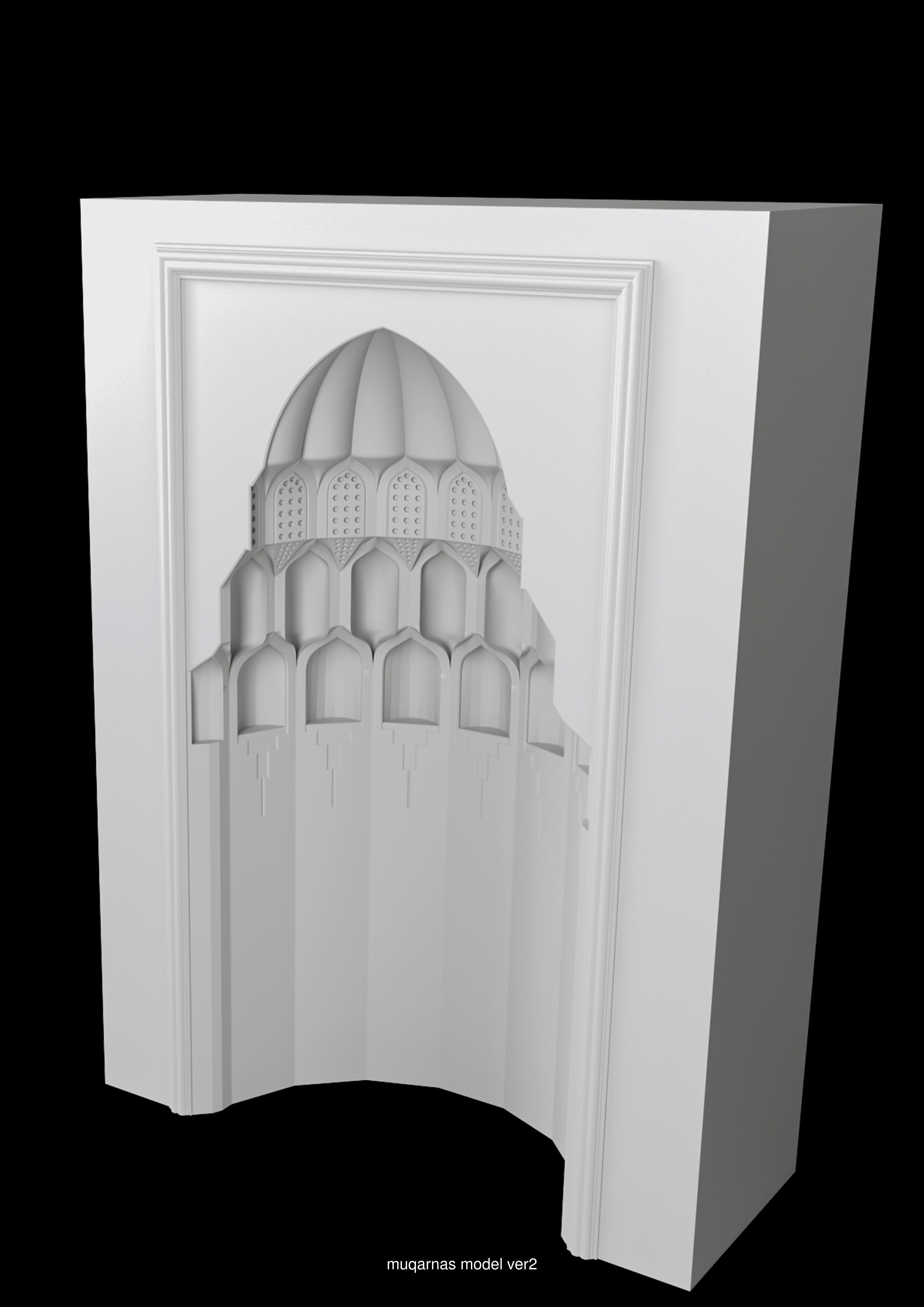 muqarnas models 3D Model Collection_5