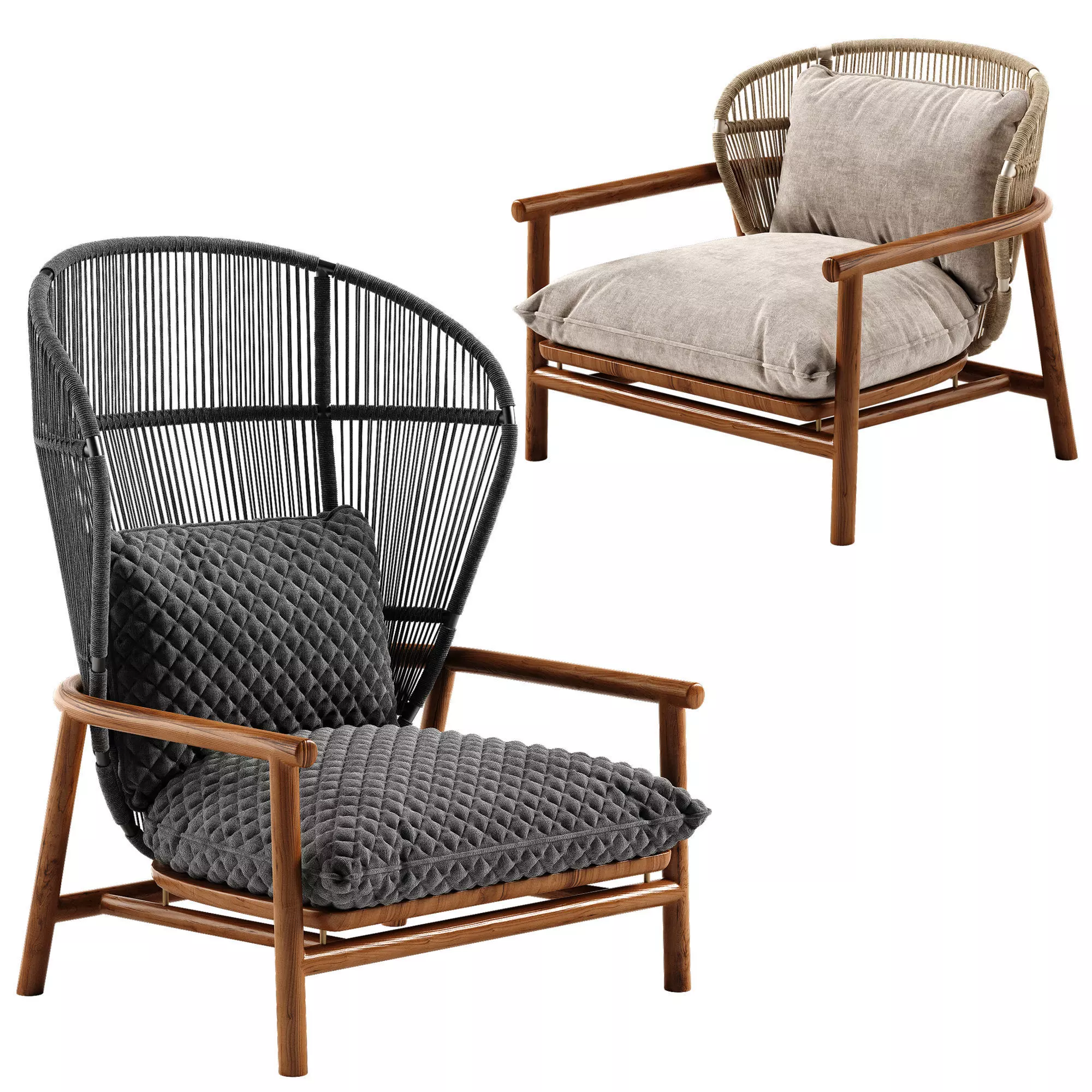 Gloster Fern armchair 3D model