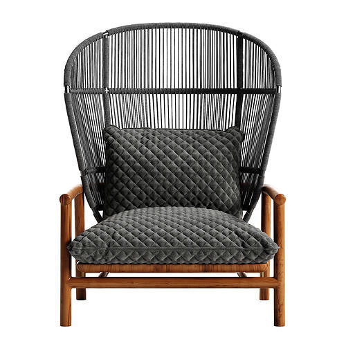 Gloster Fern armchair 3D model 7