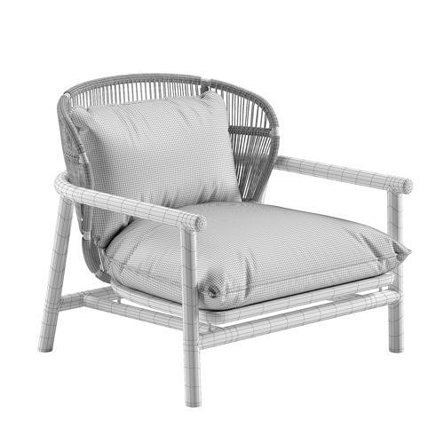 Gloster Fern armchair 3D model 4