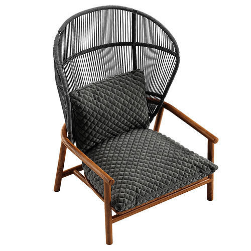 Gloster Fern armchair 3D model 6