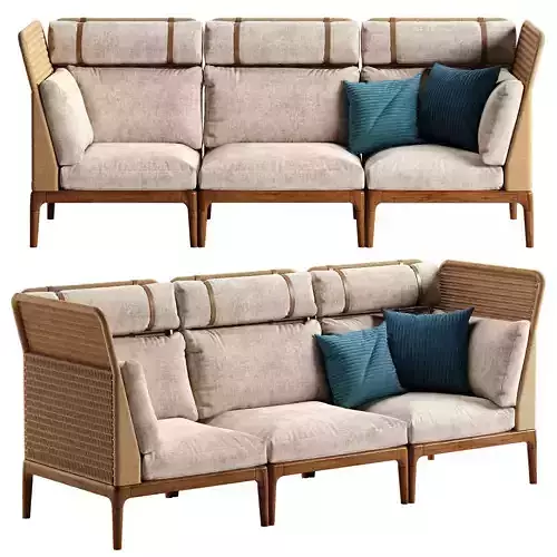 Gloster Lima sofa 1 3D model