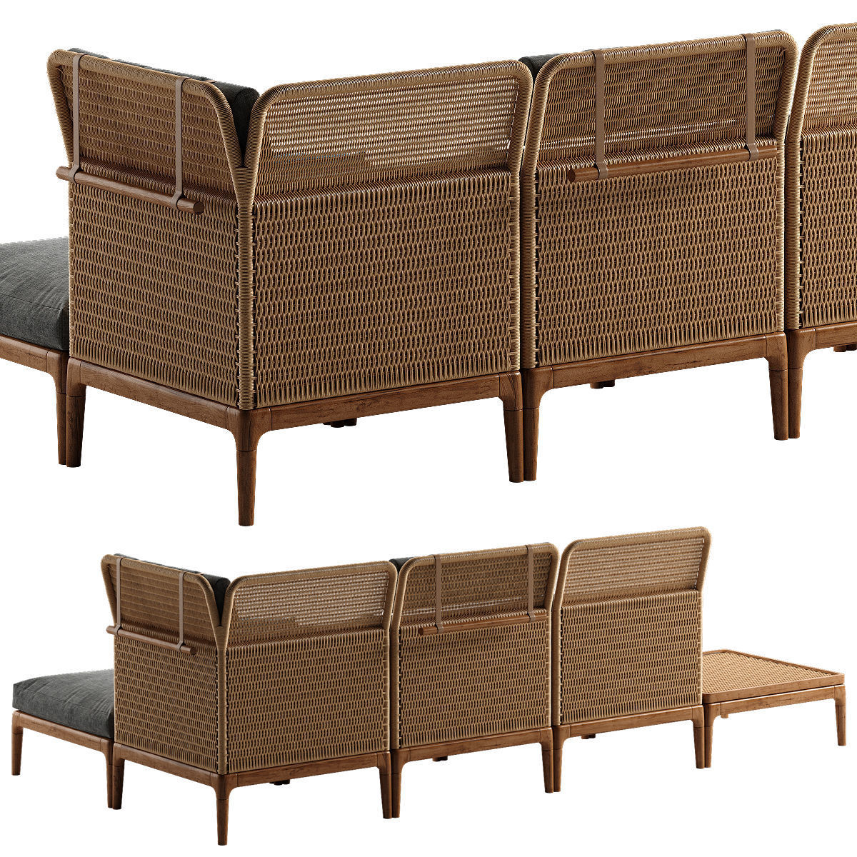 Gloster Lima sofa 2 3D model_5