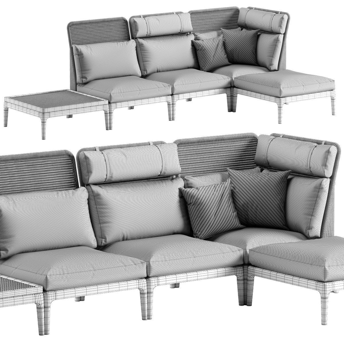 Gloster Lima sofa 2 3D model_6