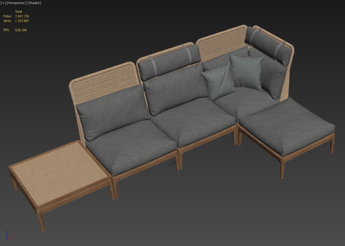 Gloster Lima sofa 2 3D model_1