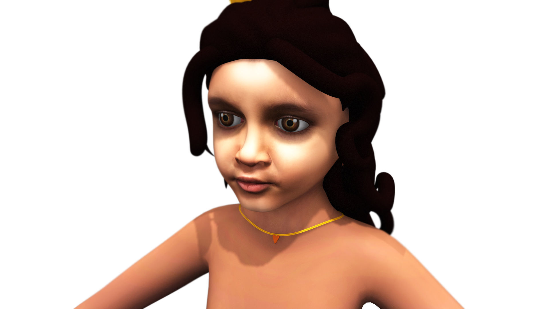 mermaid 3d model 3D model_7