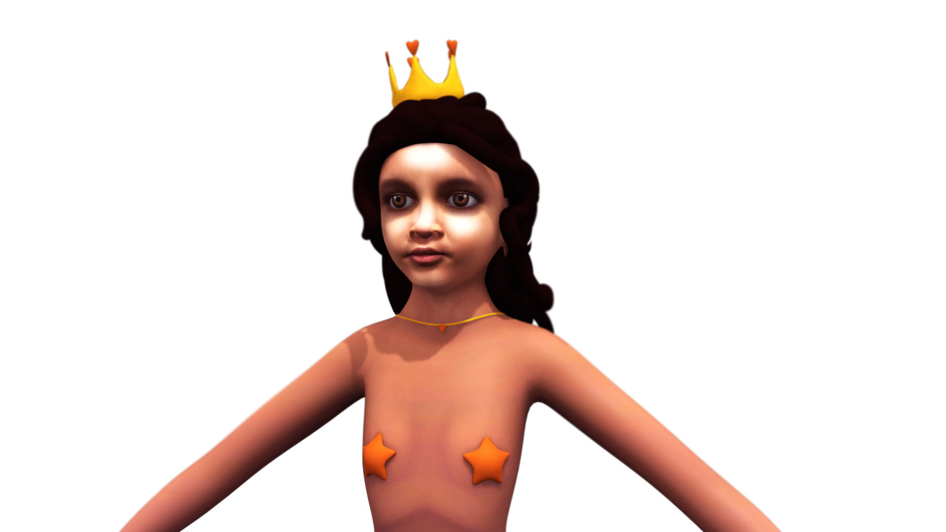 mermaid 3d model 3D model_4