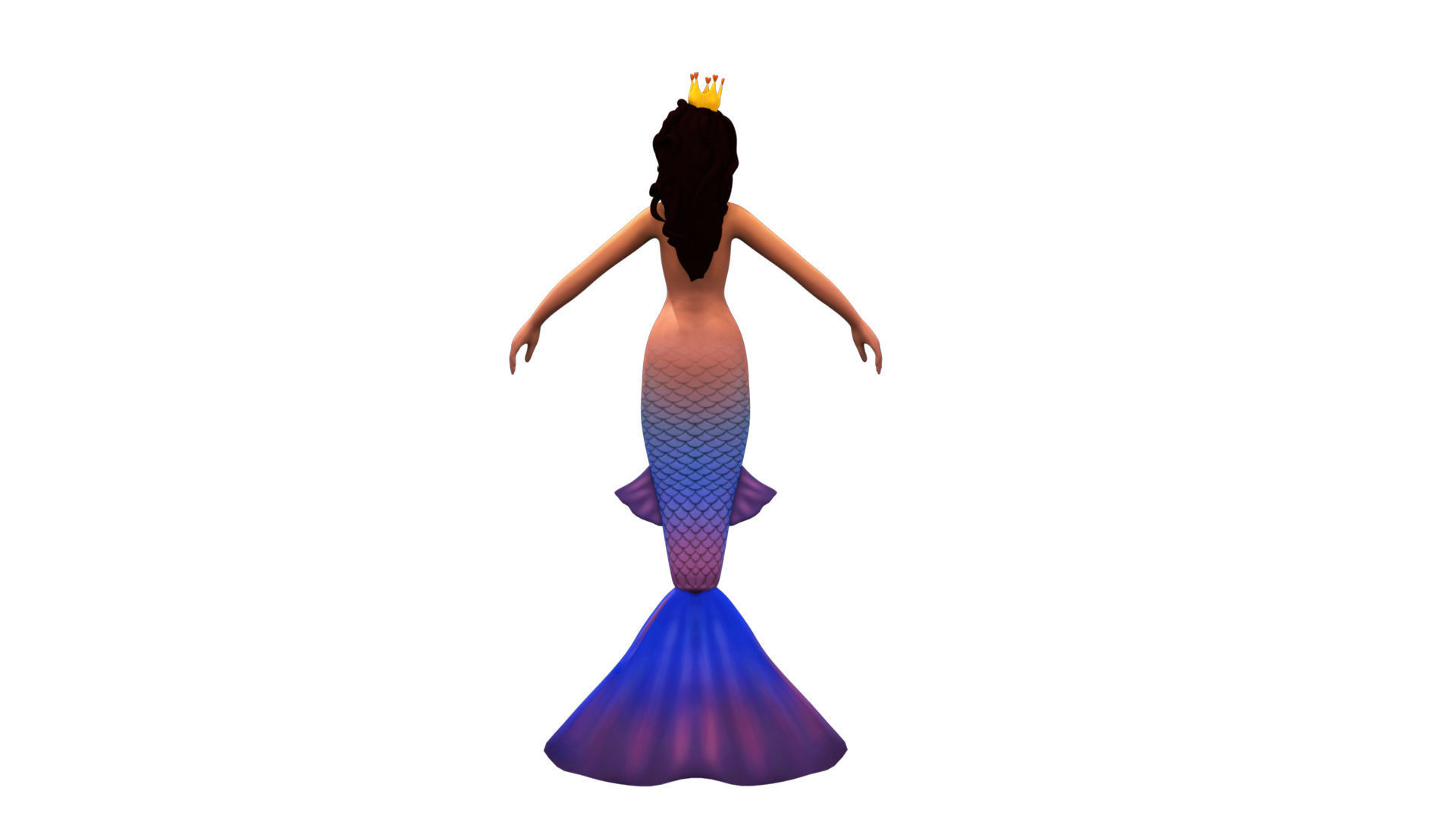 mermaid 3d model 3D model_5