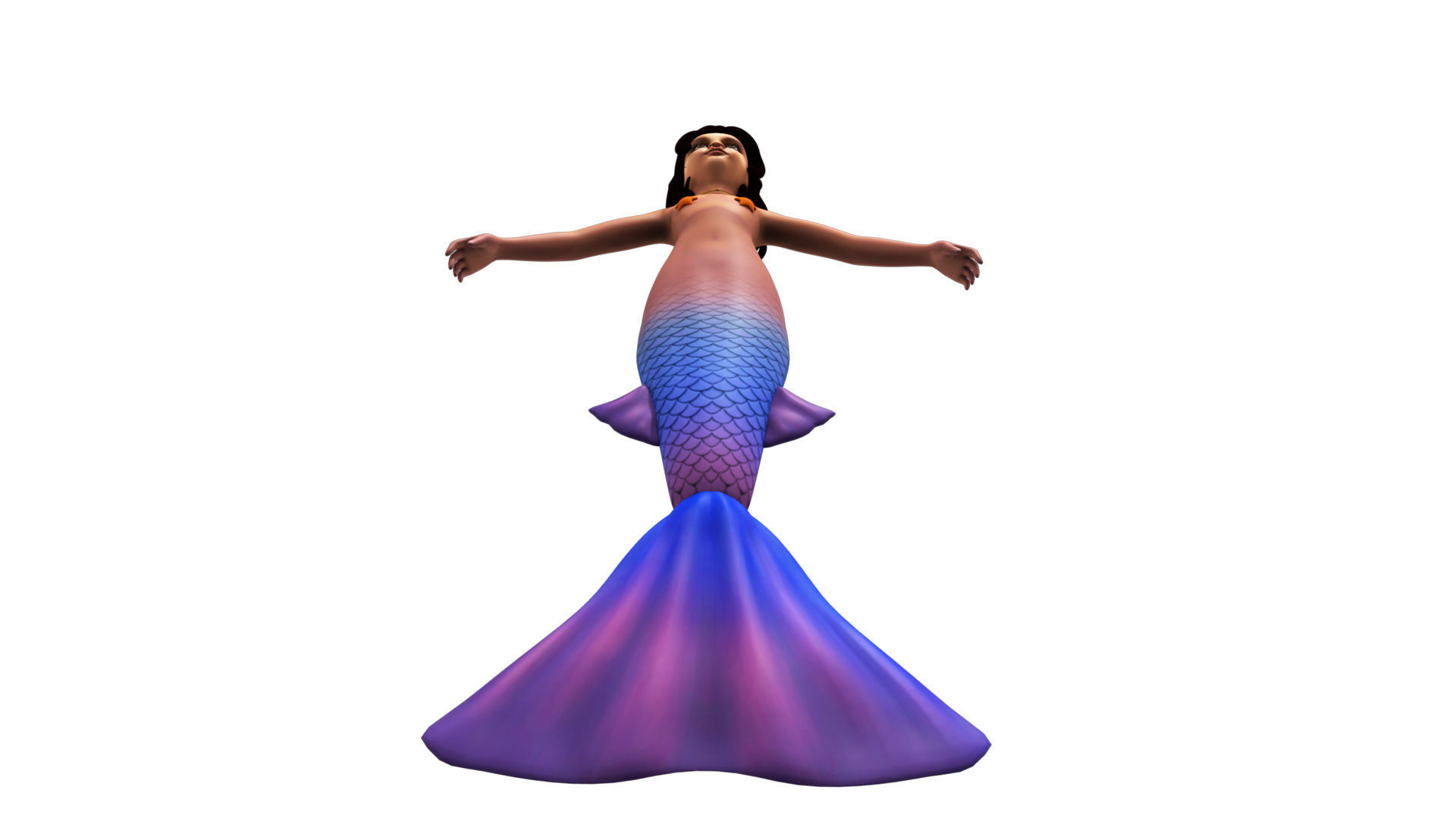 mermaid 3d model 3D model_8