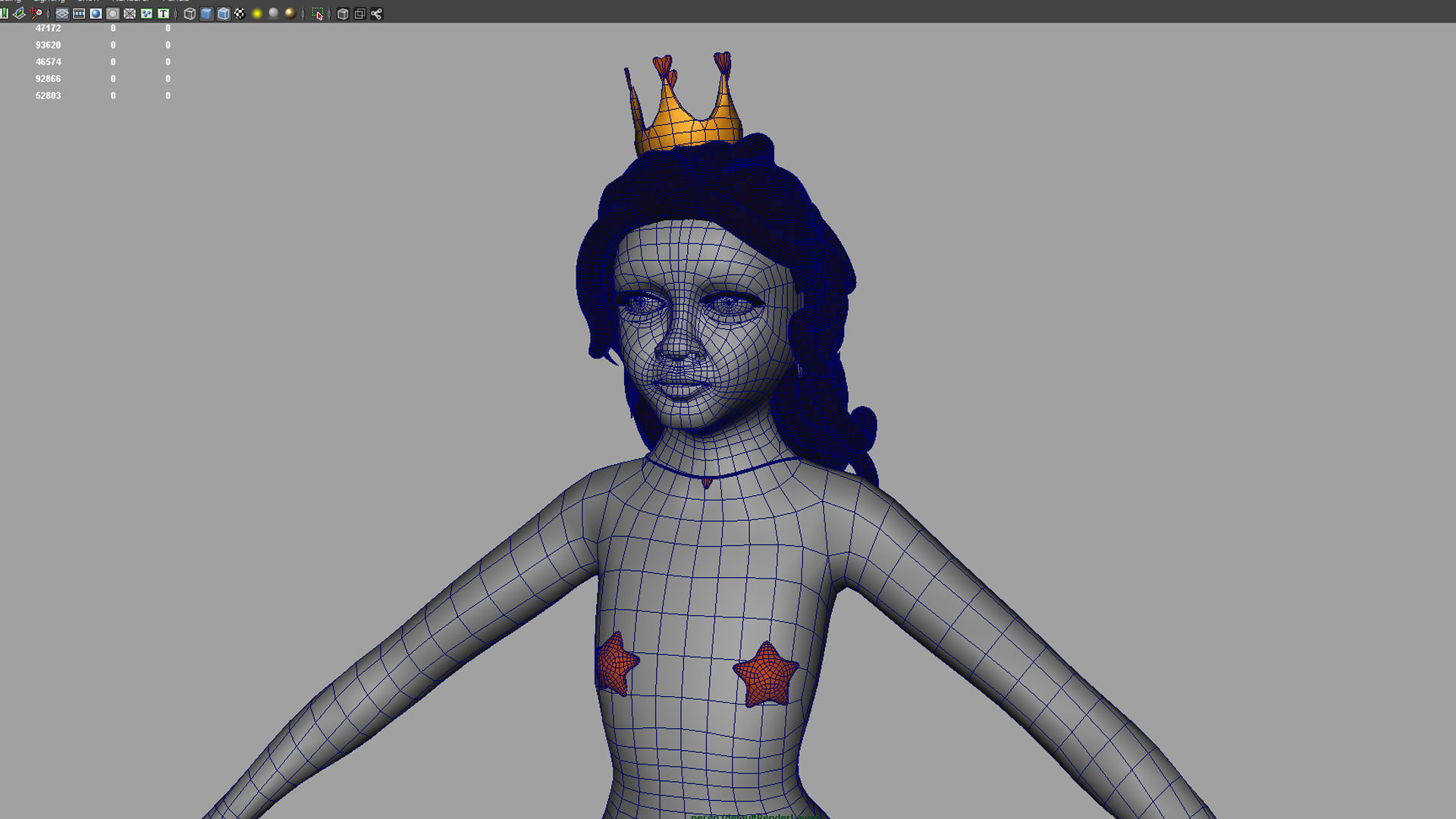 mermaid 3d model 3D model_2