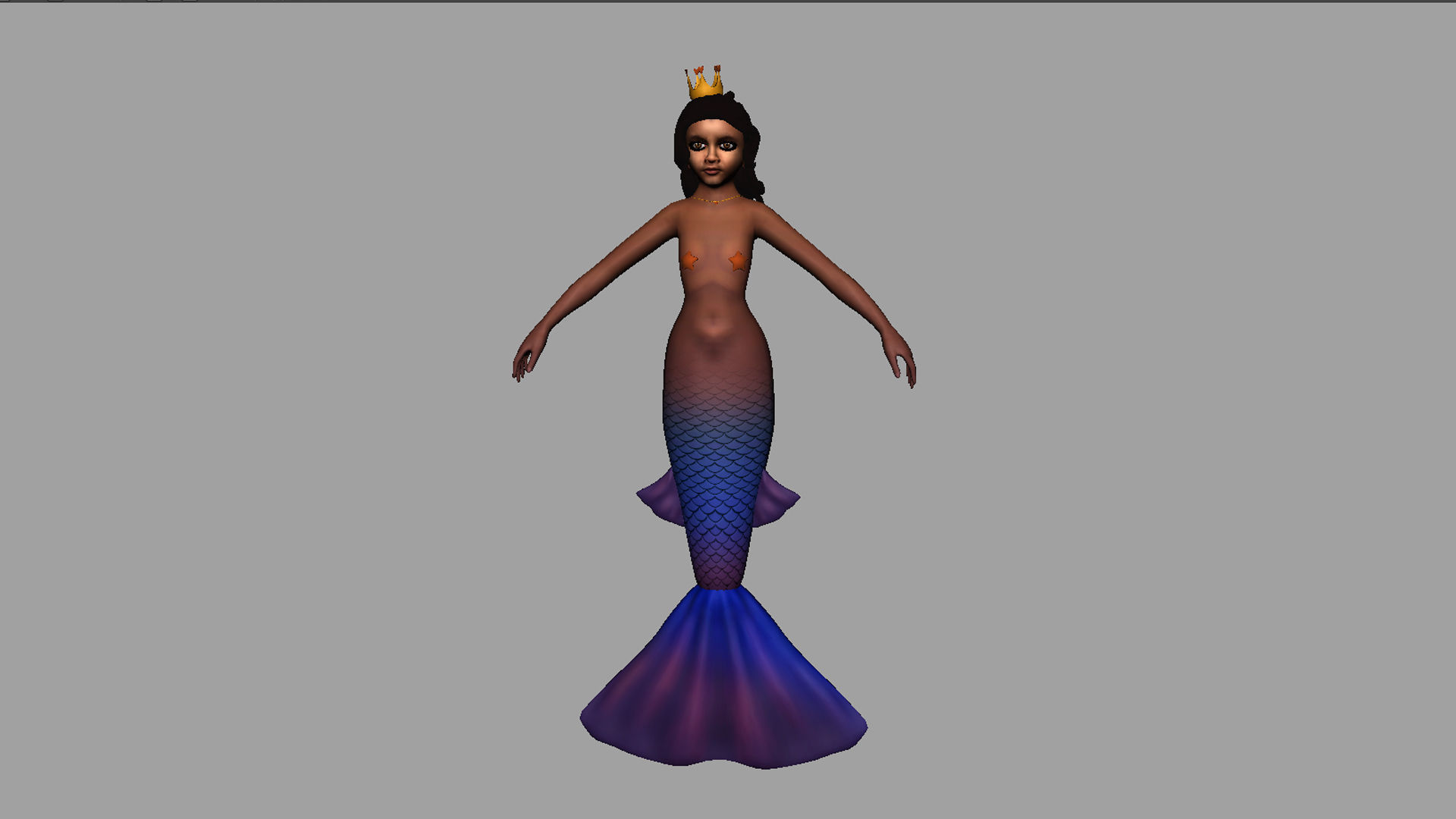 mermaid 3d model 3D model_9