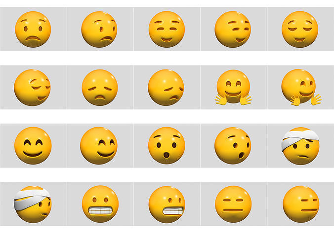 Emoji pack collection 10x  