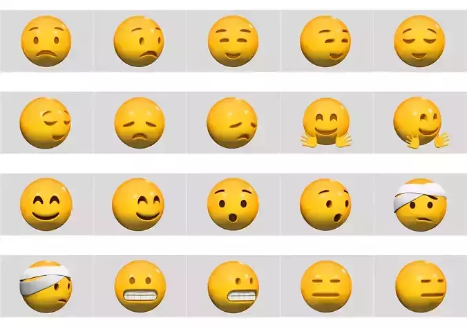 Emoji pack collection 10x  
