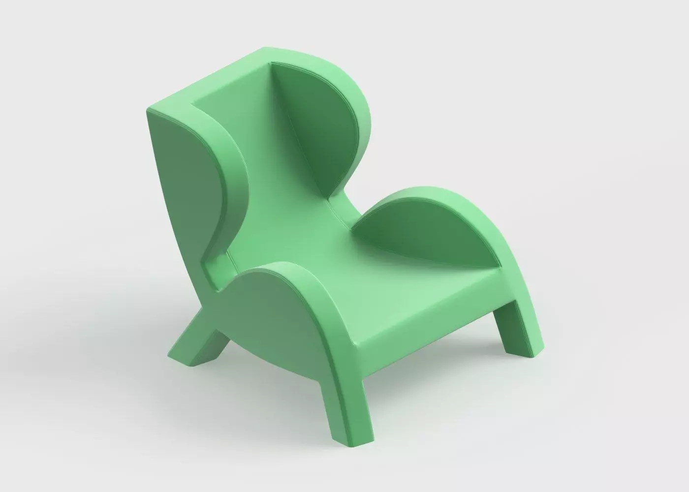 armchair modern 05 3D model