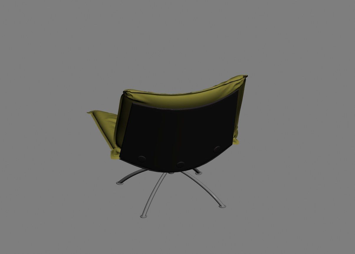 armchair modern 06 3D model_17