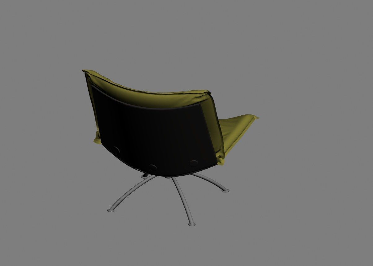 armchair modern 06 3D model_19