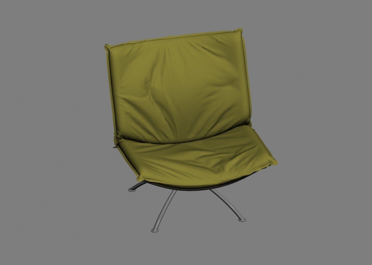 armchair modern 06 3D model_9