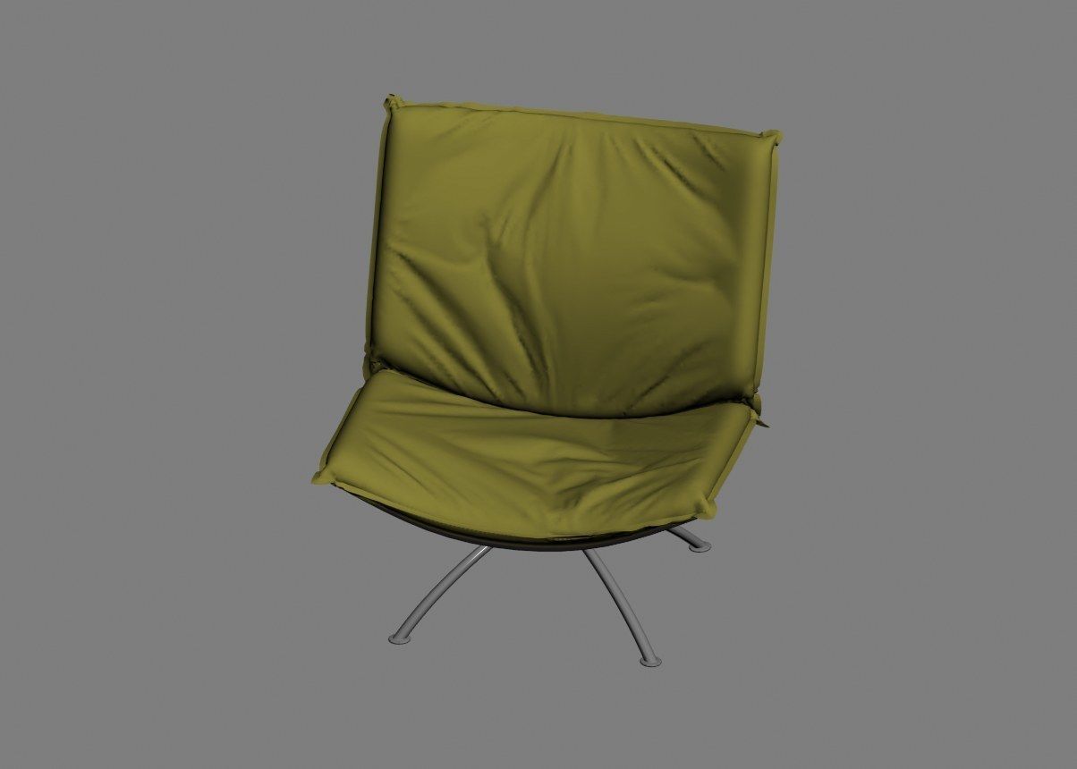 armchair modern 06 3D model_20