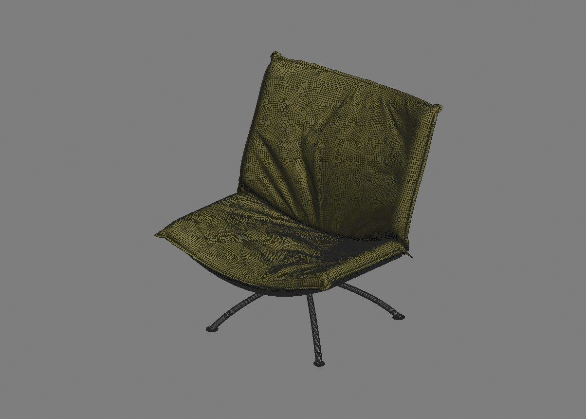 armchair modern 06 3D model_41