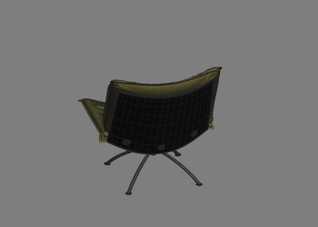 armchair modern 06 3D model_25