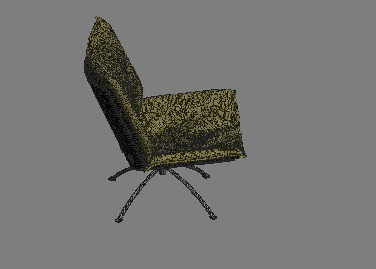 armchair modern 06 3D model_29