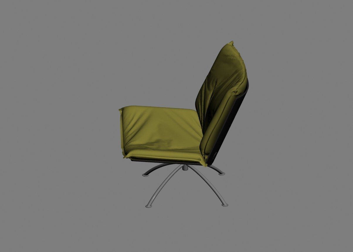 armchair modern 06 3D model_21
