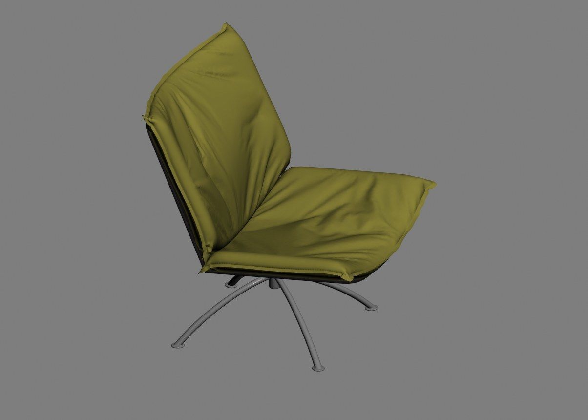 armchair modern 06 3D model_18
