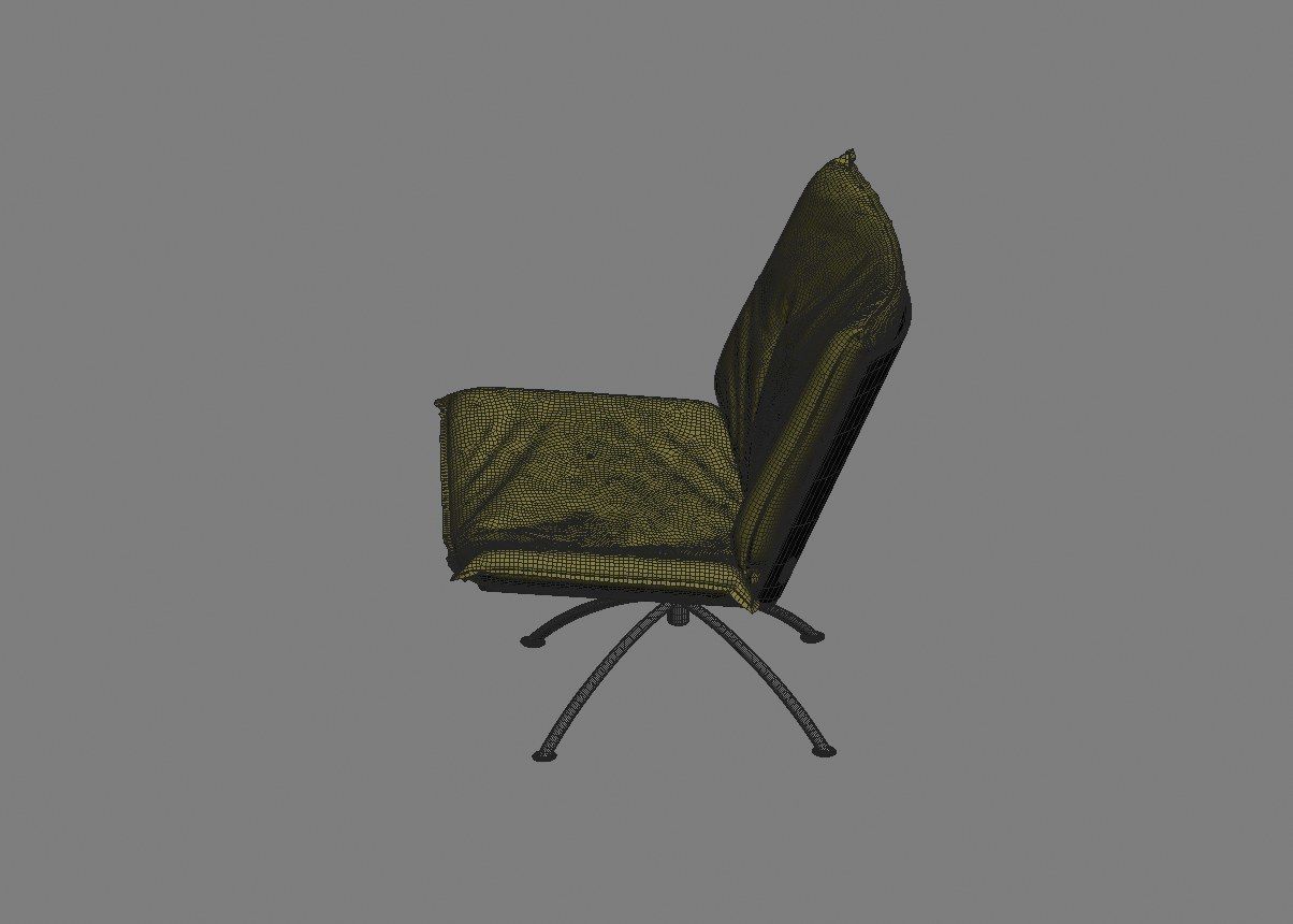 armchair modern 06 3D model_30