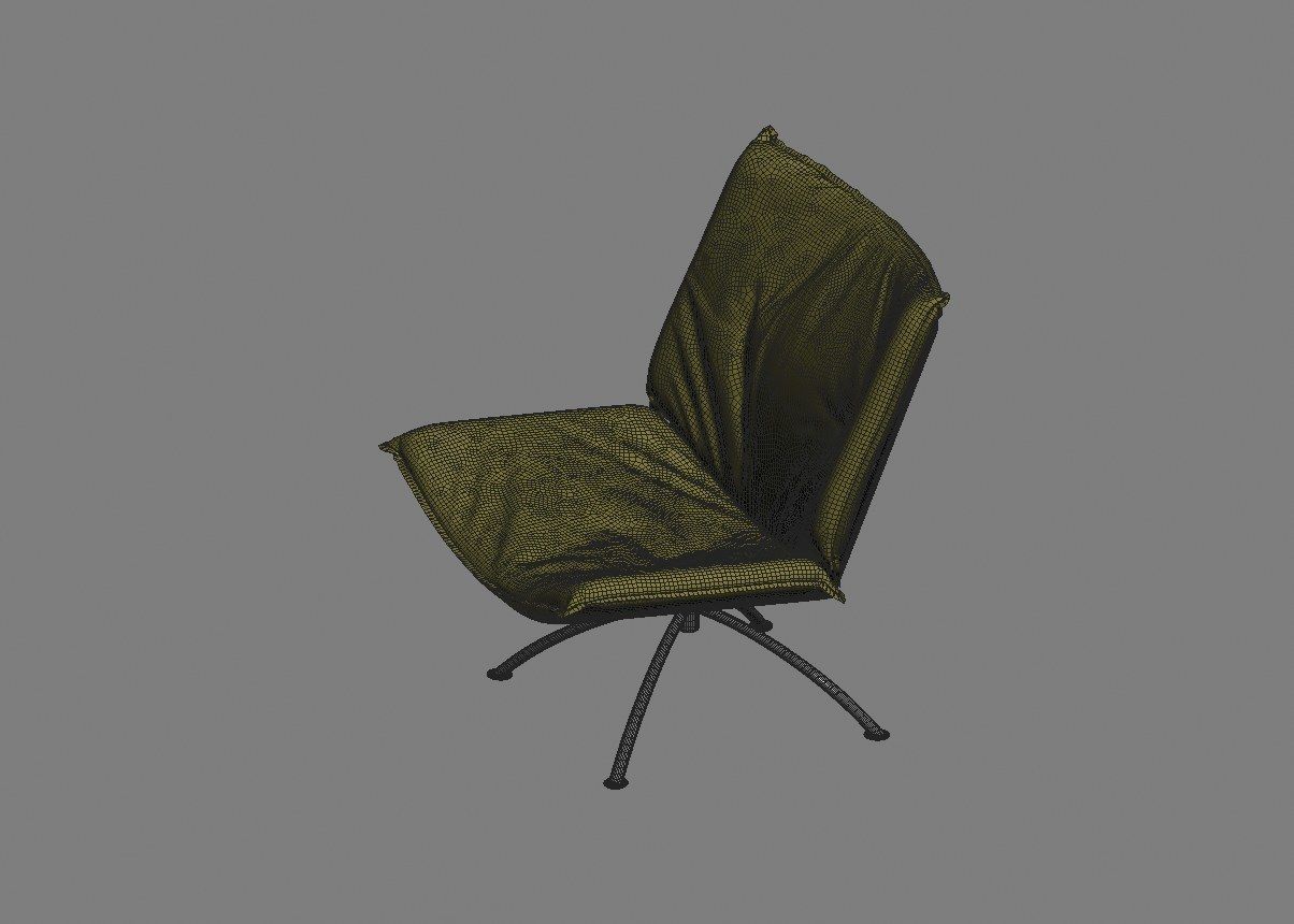 armchair modern 06 3D model_38
