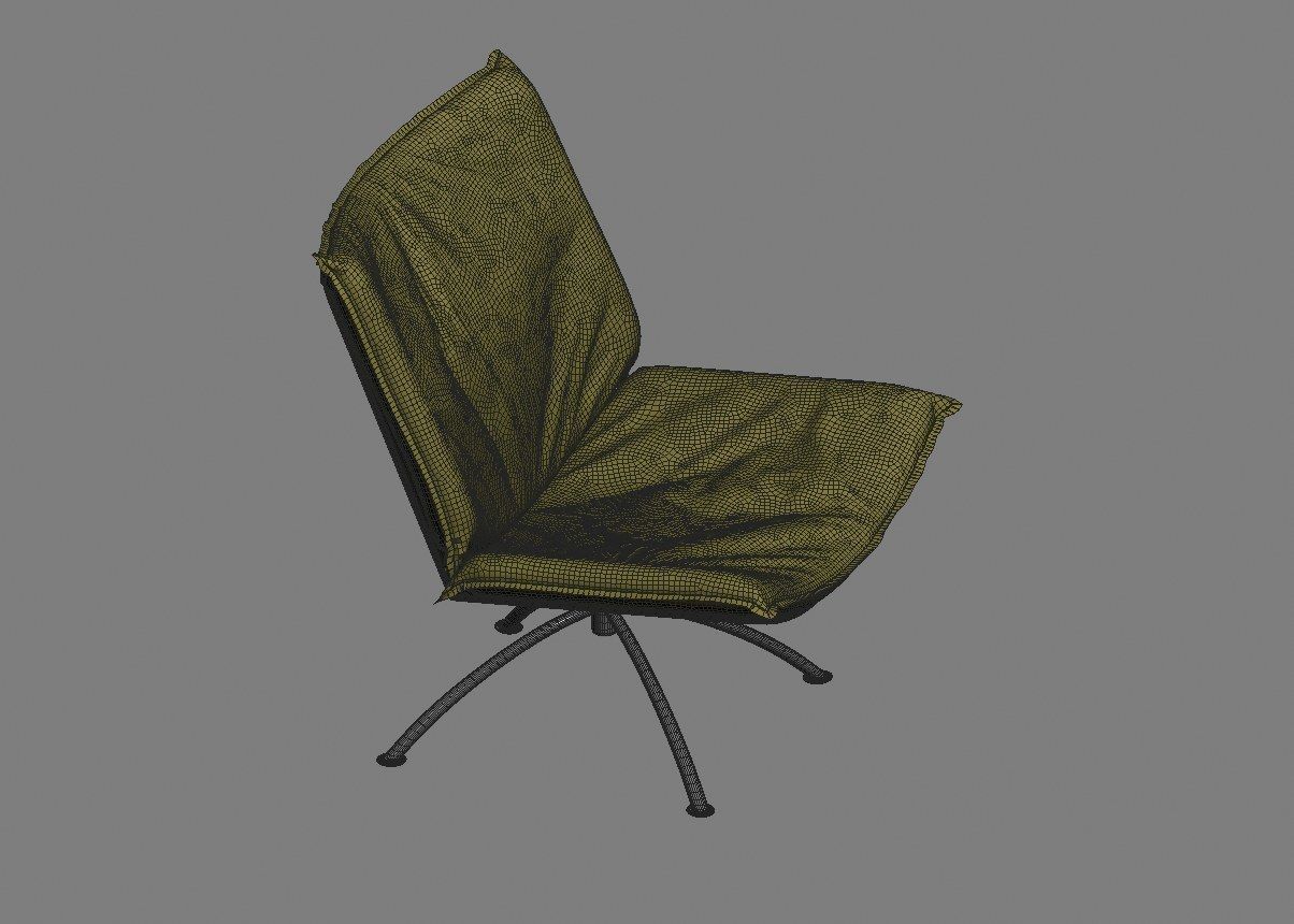 armchair modern 06 3D model_31