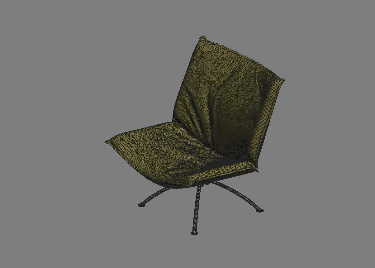 armchair modern 06 3D model_42