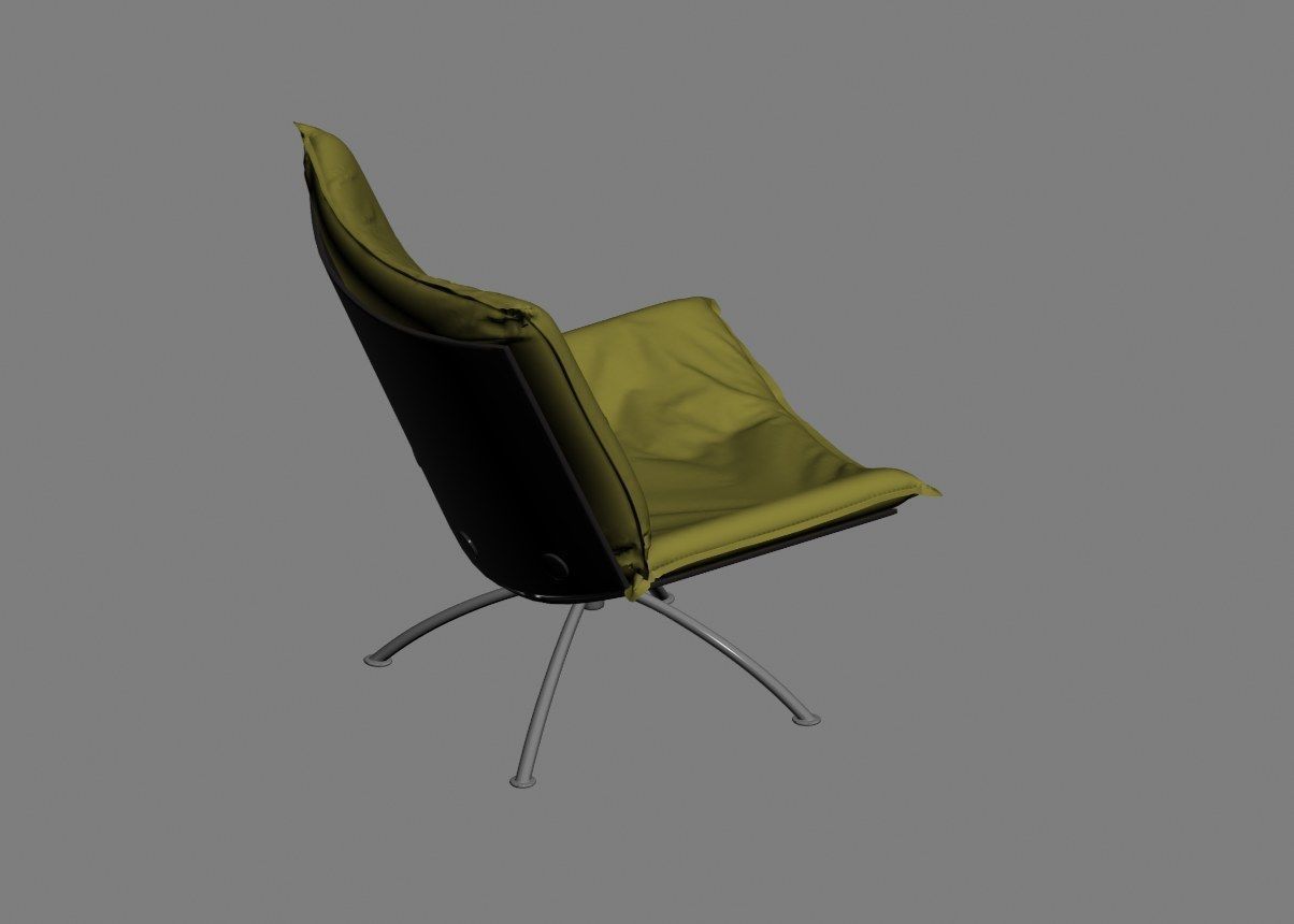 armchair modern 06 3D model_15