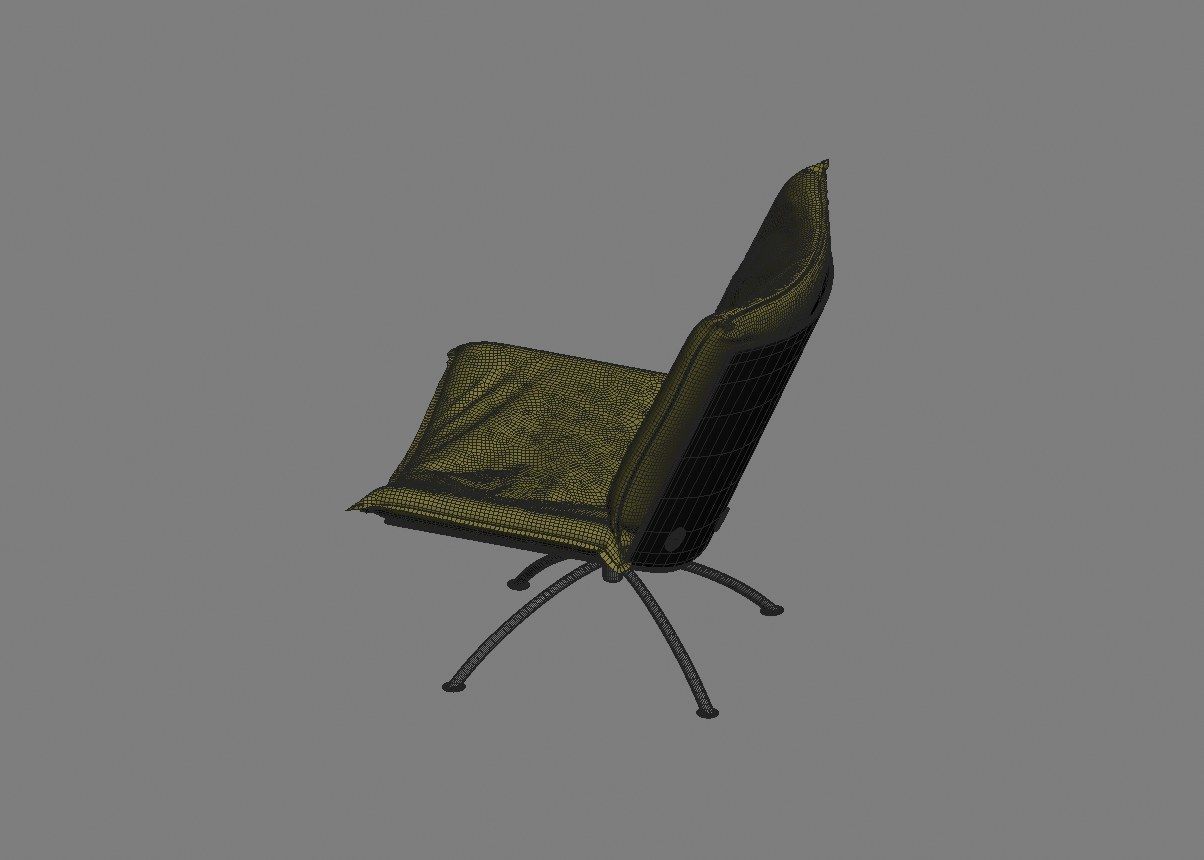 armchair modern 06 3D model_22