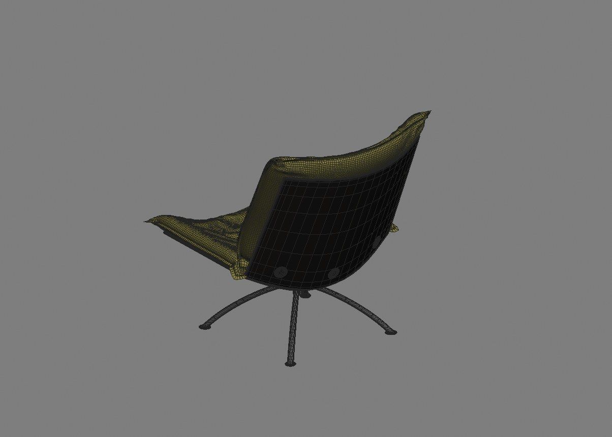 armchair modern 06 3D model_24