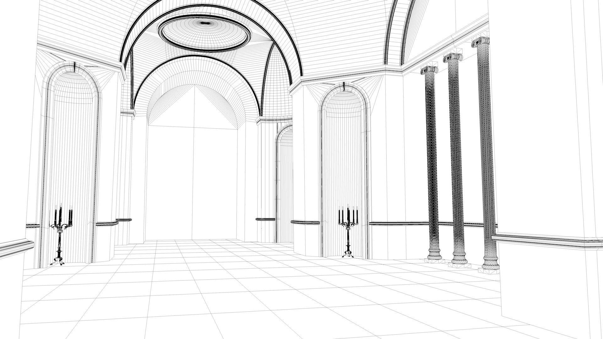 Great Hall 3D model_5