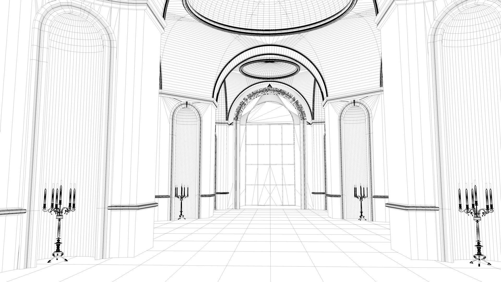 Great Hall 3D model_6