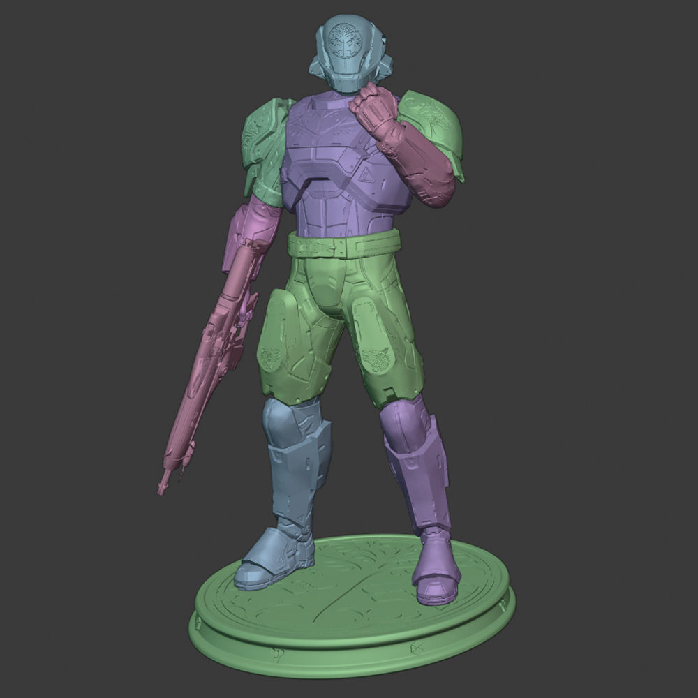 DESTINY - TITAN ARMOR IRON BANNER YEAR ONE 3D print model_6