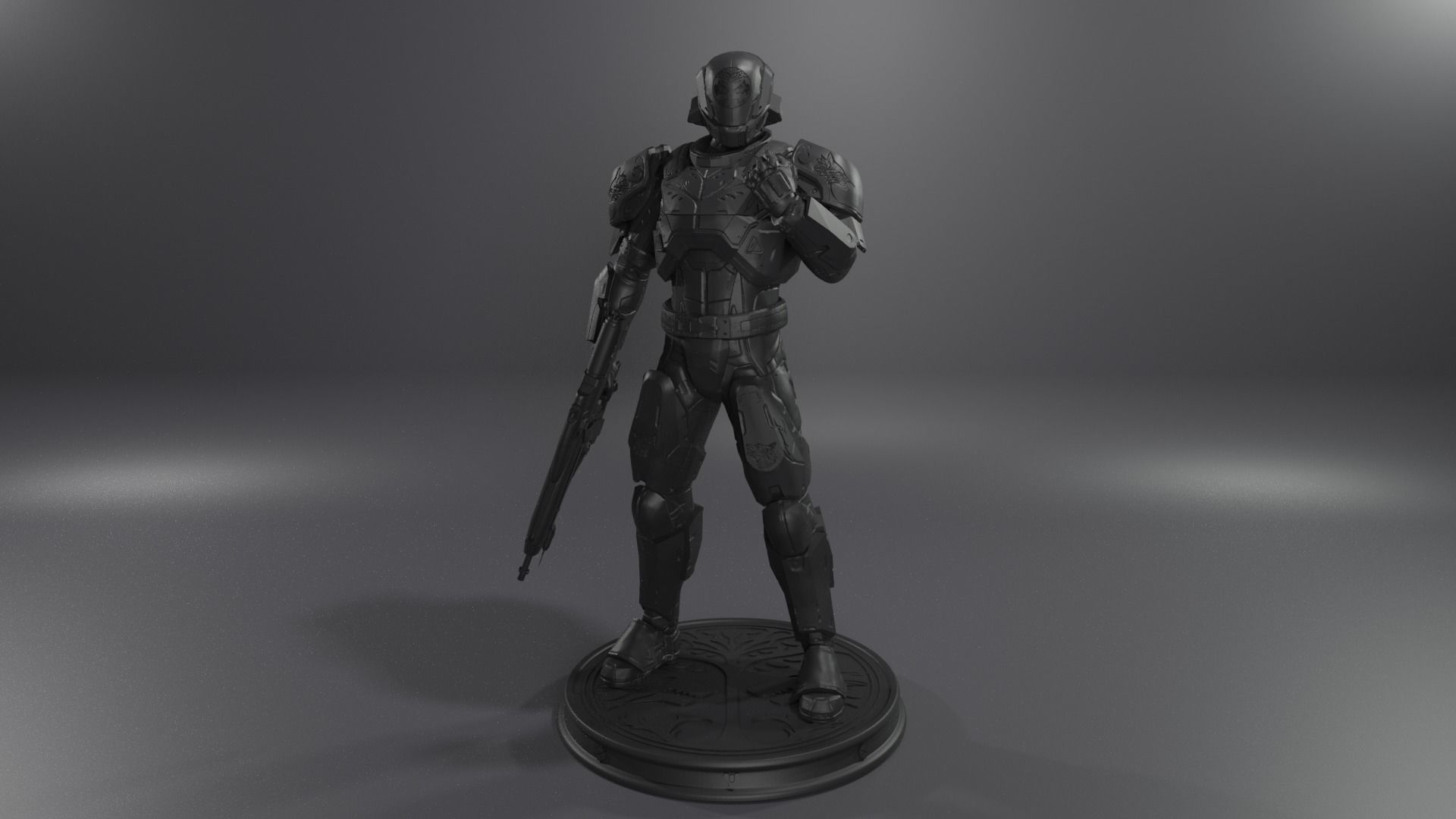 DESTINY - TITAN ARMOR IRON BANNER YEAR ONE 3D print model_10