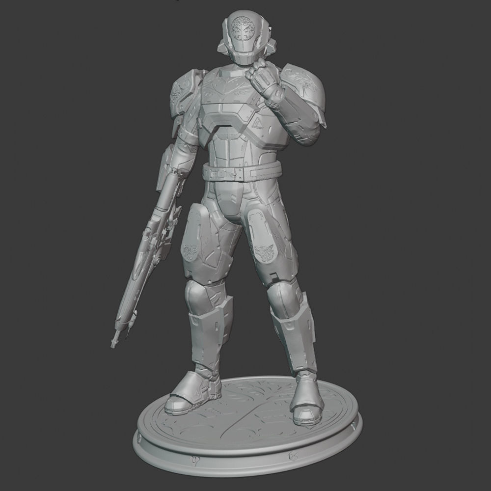 DESTINY - TITAN ARMOR IRON BANNER YEAR ONE 3D print model_5