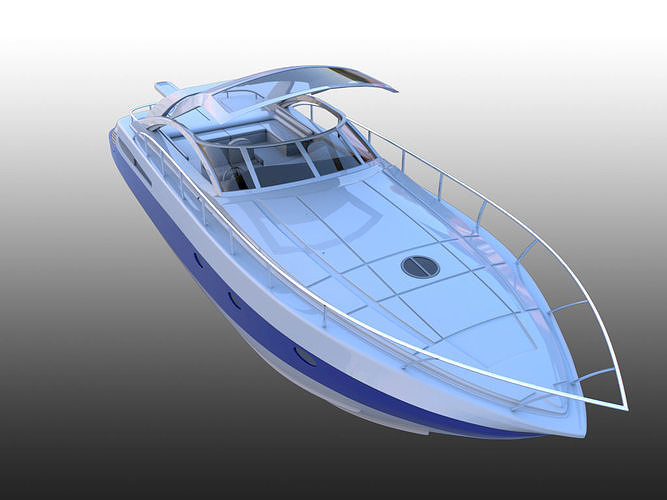 Yatch Pershing 45  3D model
