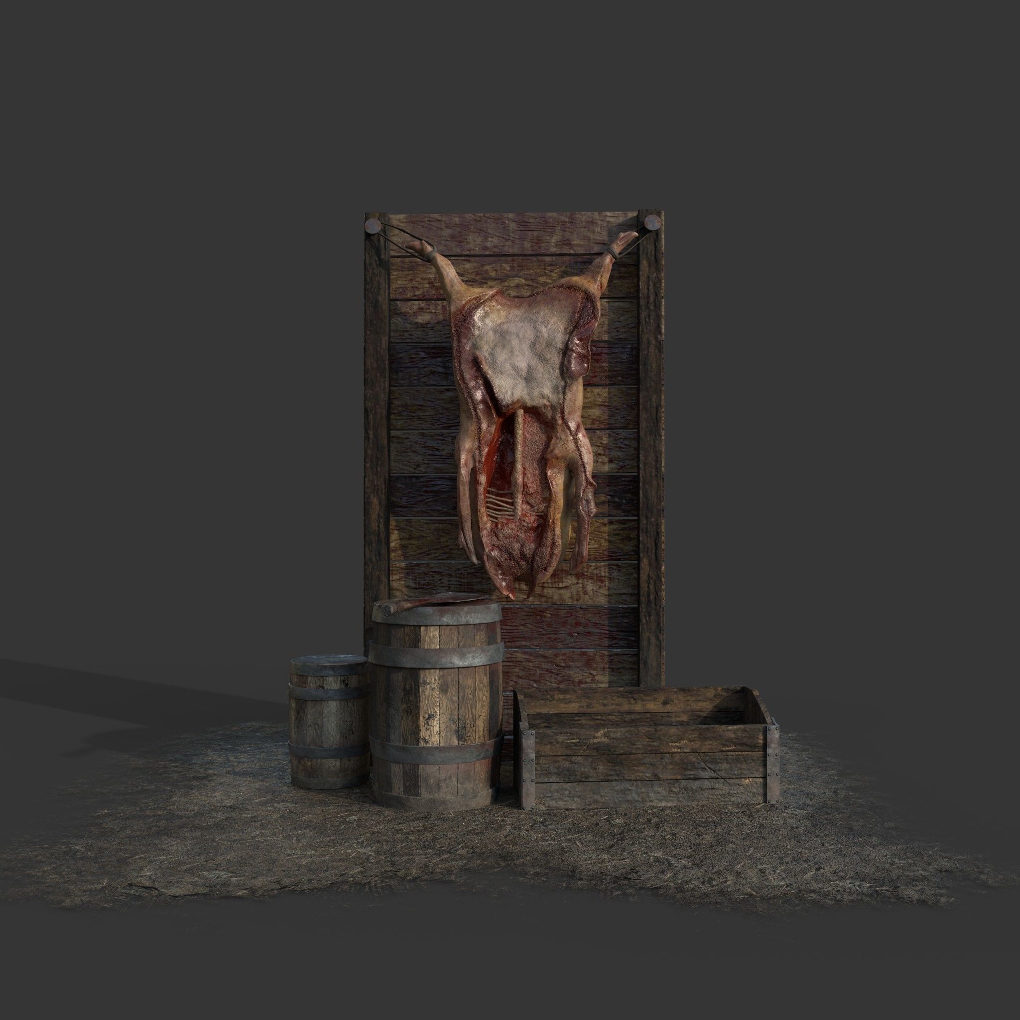 Medieval Prop Mix Three  3D Model Collection_28
